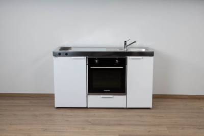 Miniküche MKB 150 E Pantry links Becken rechts mit Backofen