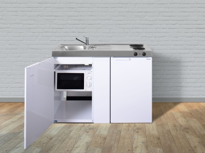 Miniküche MKM 120 E-Pantry rechts Becken links