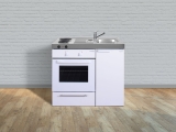 Miniküche MKB 100 E Pantry links Becken rechts mit Backofen